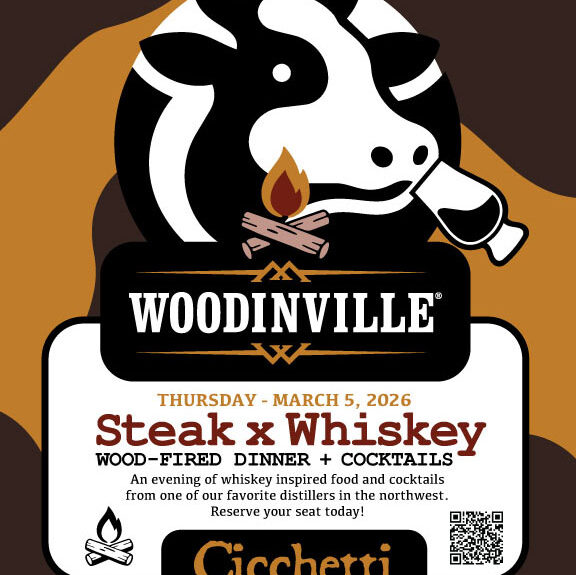 Thu 3/5 @ 7pm – Woodinville x Cicchetti STEAK + WHISKEY Dinner